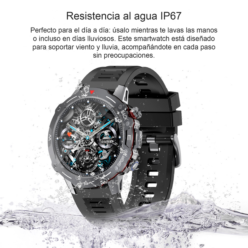 Smartwatch G102: Pantalla Redonda 1.39"
