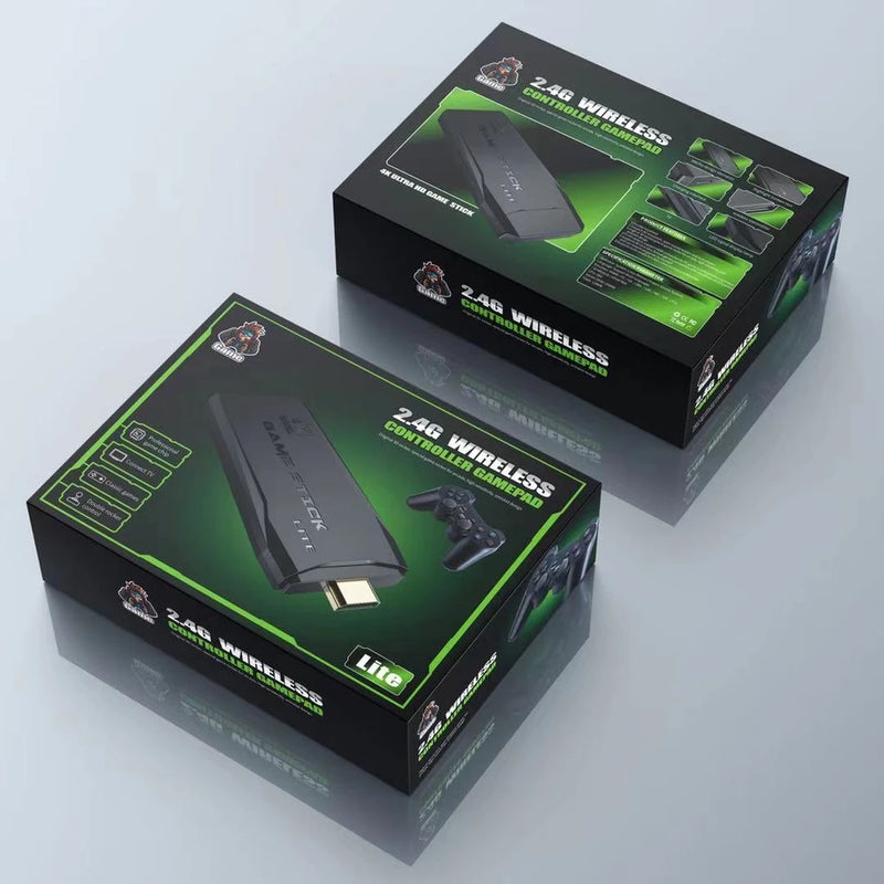 Consola Retro ZOLLZIRR 20000+ Juegos HDMI 4K 2 Controles Inalámbricos