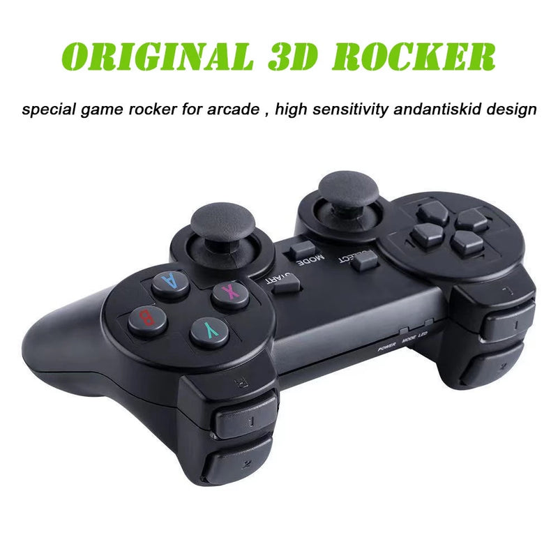 Consola Retro ZOLLZIRR 20000+ Juegos HDMI 4K 2 Controles Inalámbricos