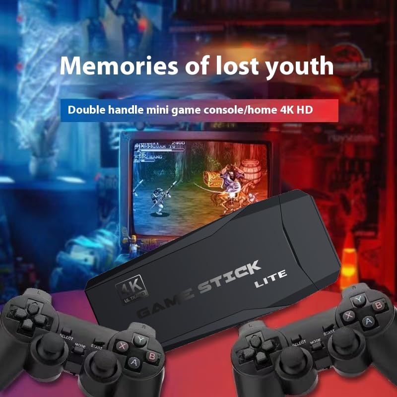 Consola Retro ZOLLZIRR 20000+ Juegos HDMI 4K 2 Controles Inalámbricos