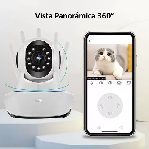 Cámara de Seguridad CCTV WiFi 5 Antenas Vision V380 Pro [Última Unidad]