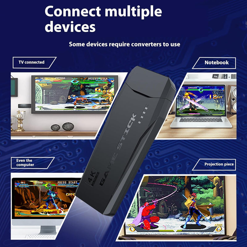 Consola Retro ZOLLZIRR 20000+ Juegos HDMI 4K 2 Controles Inalámbricos