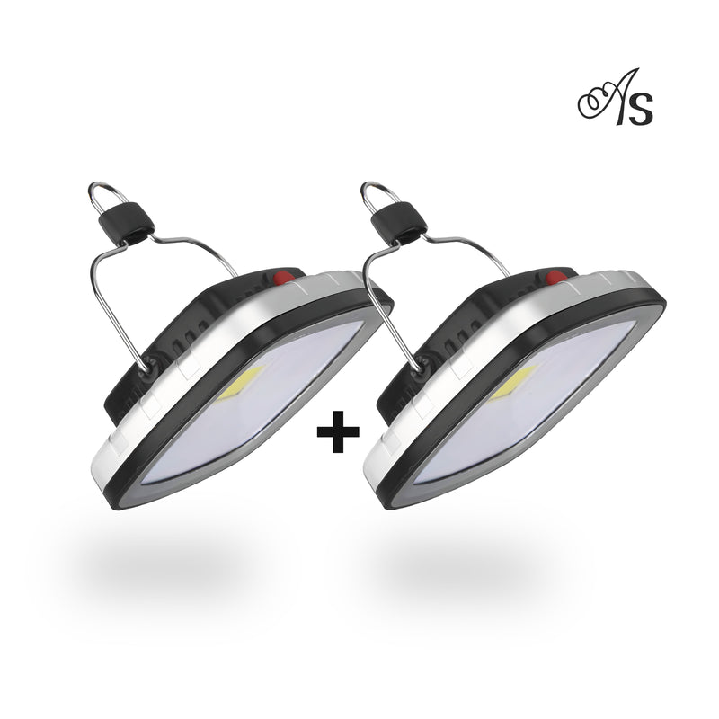 Lámpara Solar Led Recargable Para Camping AS + PowerBank