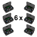 Combo Audífonos F9 Inalámbricos con Powerbank