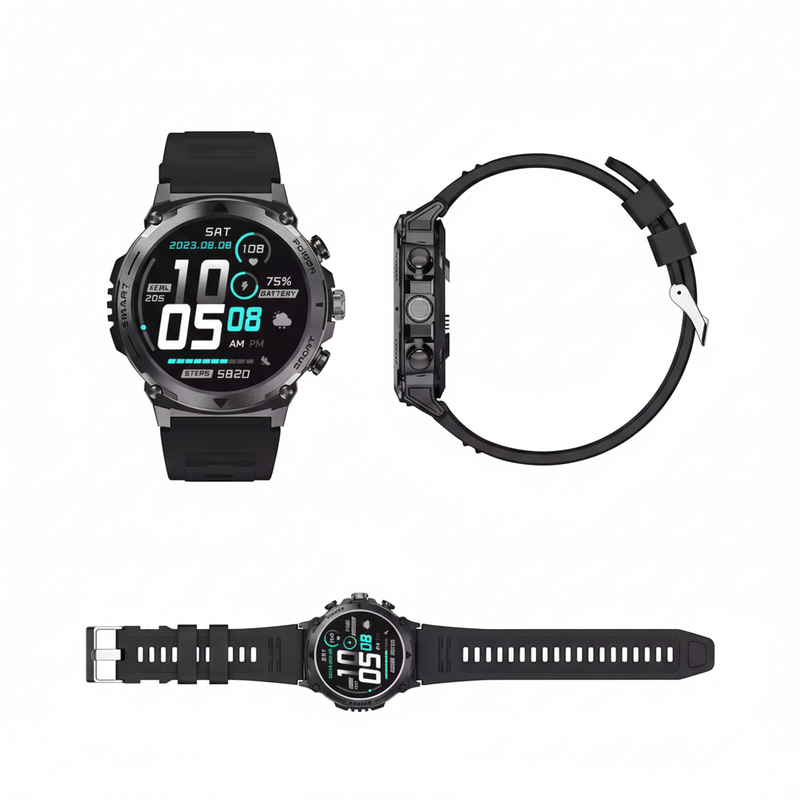 Smartwatch T53 Everest Rugged AMOLED Llamadas IP68 iOS y Android