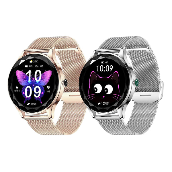 Reloj Inteligente NX23 Pro Mujer Llamadas BT + Estilo iOS / Android + Correa de Silicona Gratis